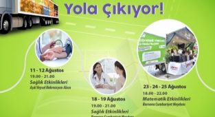Bornova Belediyesi Etkinlik Tırı Yola Çıkıyor