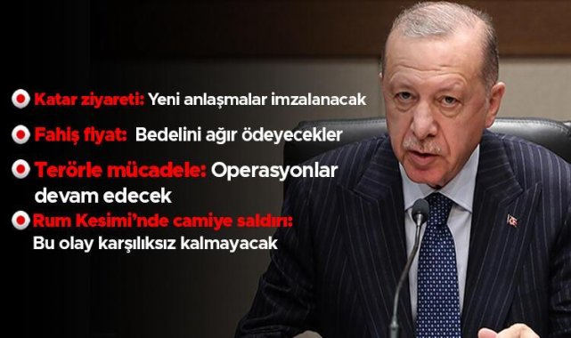 Cumhurbaşkanı Erdoğan'dan asgari ücret mesajı: Kesinlikle işçimizi zora sokmayacağız