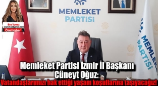 Gazeteci Ece İçmez'den Memleket Partisi İzmir İl Başkanı Cüneyt Oğuz Röportajı: Vatandaşlarımızı hak ettiği yaşam koşullarına taşıyacağız