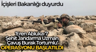 Tunceli'de 'Eren Abluka-7 Operasyonu' başlatıldı