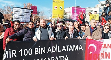 Öğretmenlerden ‘100 bin atama’ çağrısı